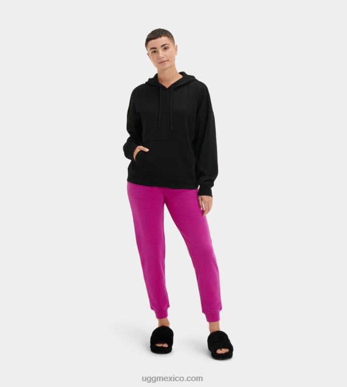negro 00NF2266 UGG mujer sudadera con capucha kes