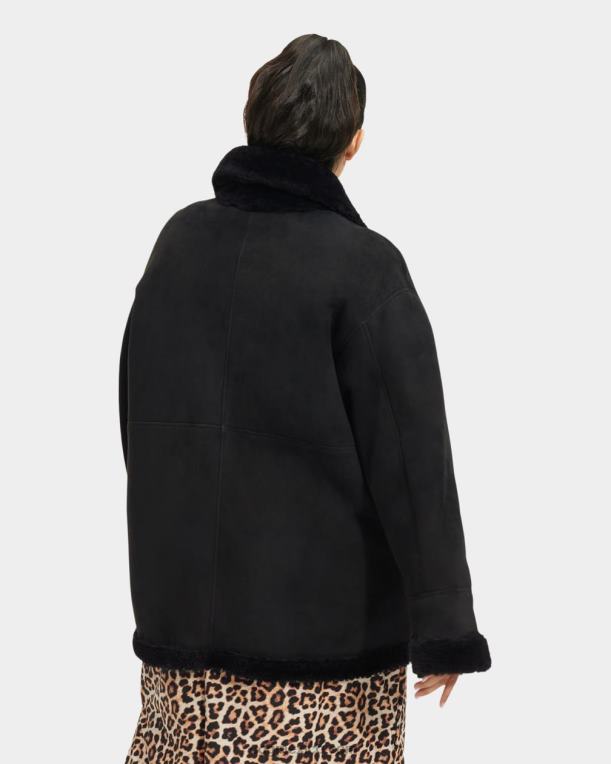 negro 00NF2267 UGG mujer chamarra Faydon reversible