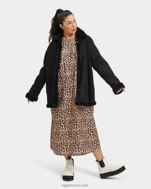 negro 00NF2267 UGG mujer chamarra Faydon reversible