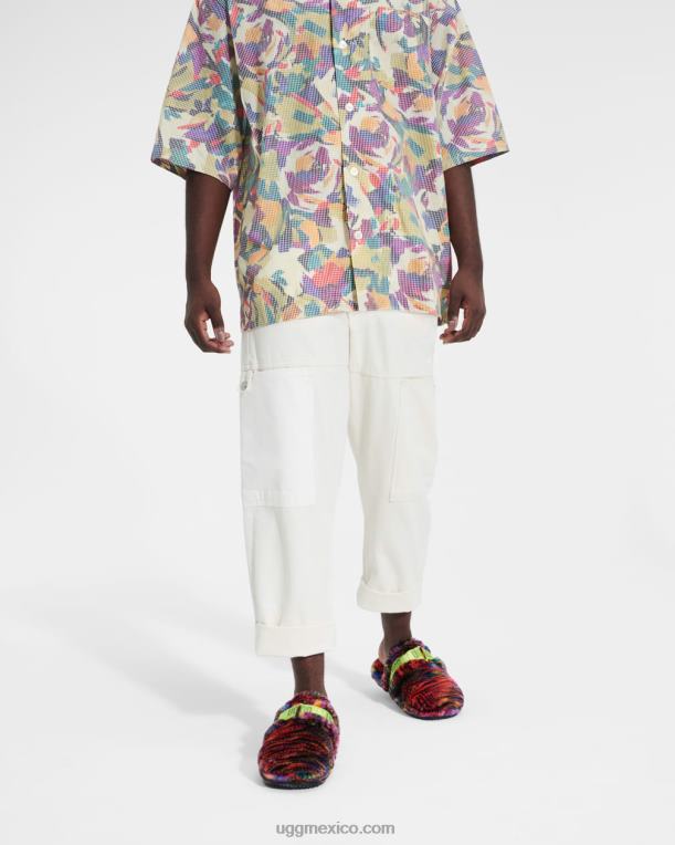 negro 00NF230 UGG hombres esponjarlo pixelado