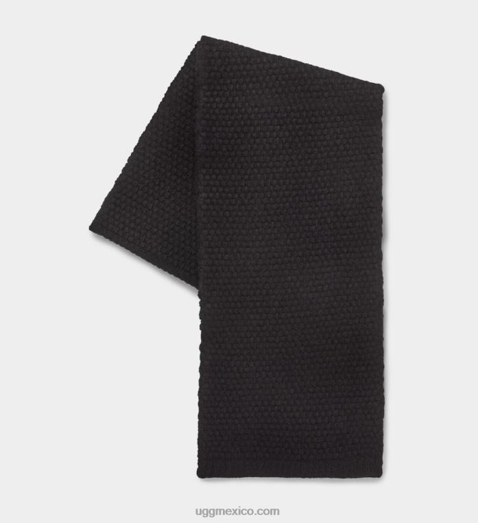 negro 00NF290 UGG hombres Bufanda Hendrix Punto Palomitas De Maíz
