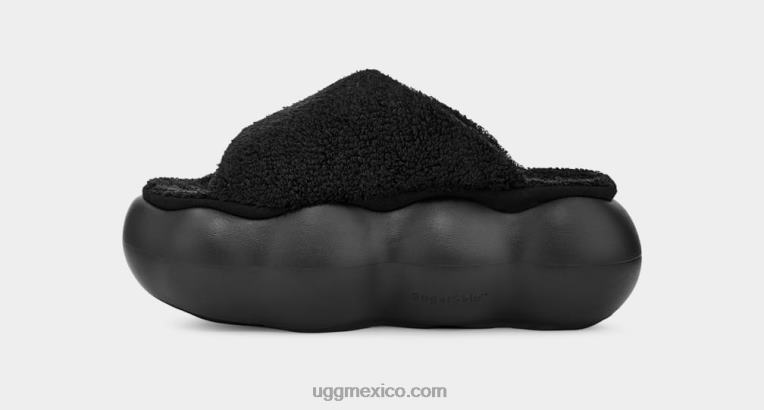 negro 00NF344 UGG mujer diapositiva de nube de azúcar