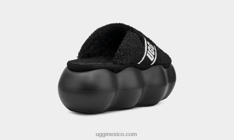 negro 00NF344 UGG mujer diapositiva de nube de azúcar