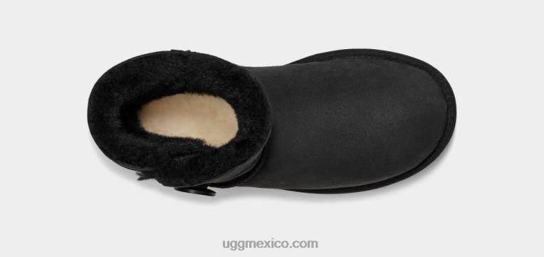 negro 00NF364 UGG mujer bota mini bailey button ii