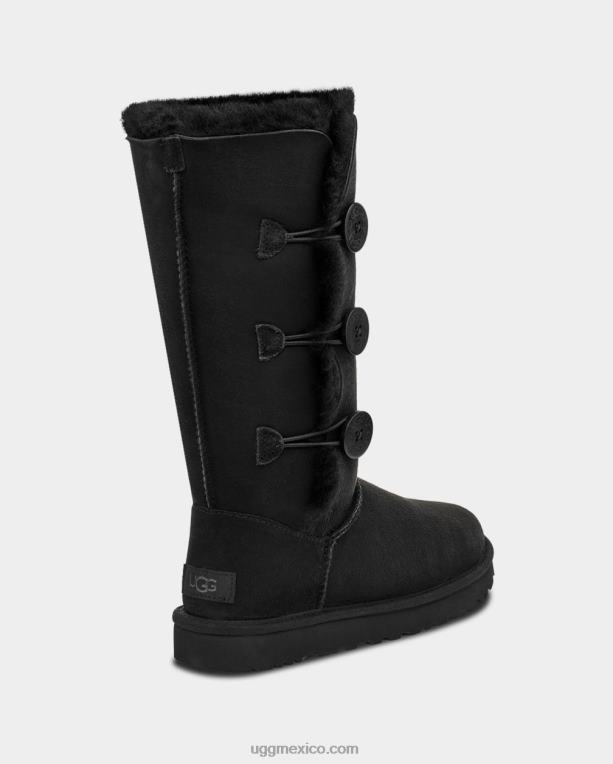 negro 00NF365 UGG mujer bota bailey button triplet ii