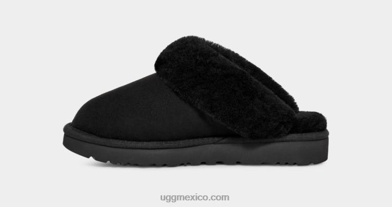 negro 00NF398 UGG mujer zapatilla clásica ii