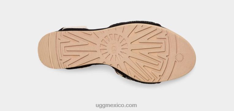 negro 00NF500 UGG mujer envoltura de tobillo de abad