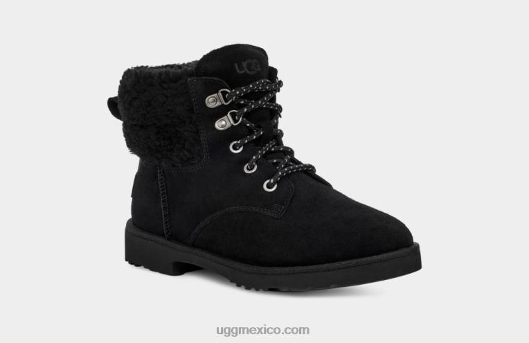 negro 00NF550 UGG mujer encaje de la herencia de romely