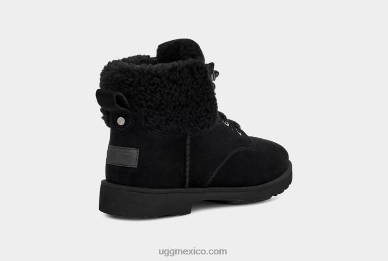 negro 00NF550 UGG mujer encaje de la herencia de romely
