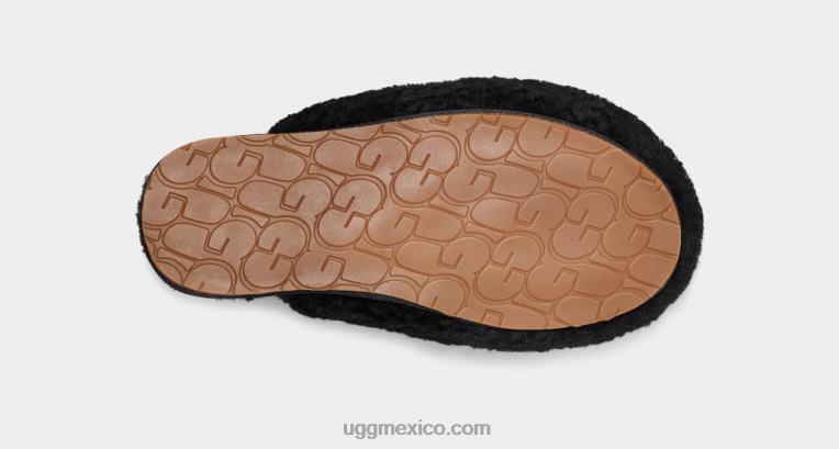 negro 00NF585 UGG mujer tobogán maxi rizado