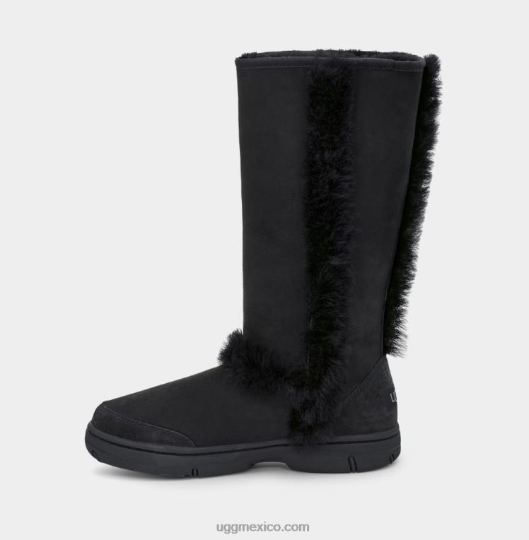 negro 00NF596 UGG mujer rayos de sol alto