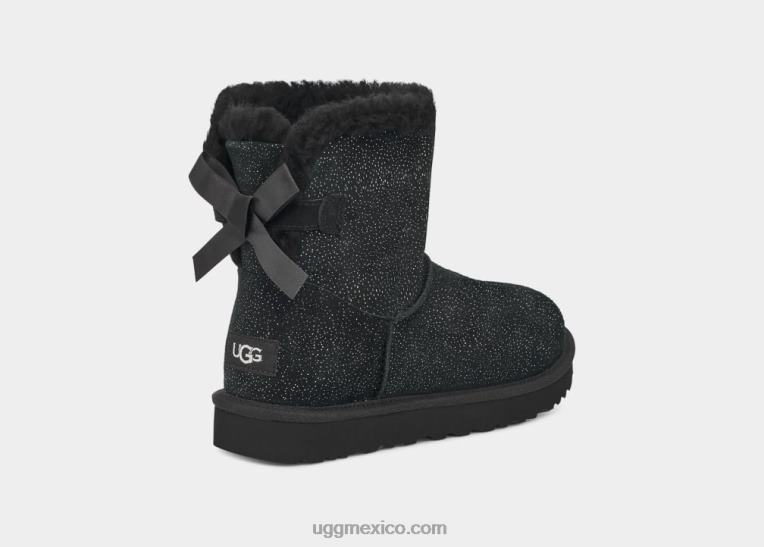 negro 00NF627 UGG mujer mini bailey arco centelleo