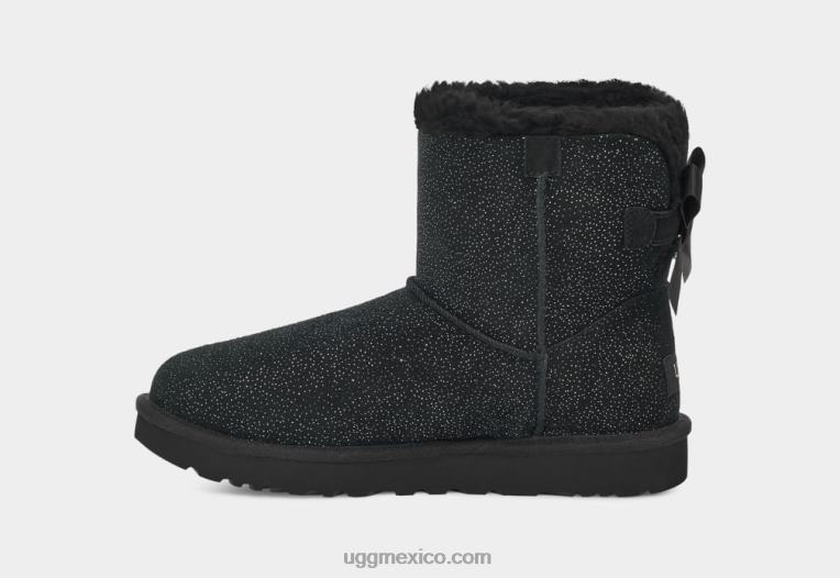 negro 00NF627 UGG mujer mini bailey arco centelleo