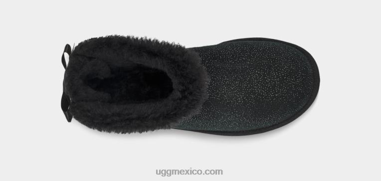 negro 00NF627 UGG mujer mini bailey arco centelleo