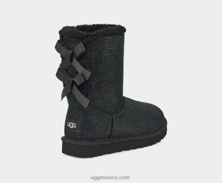 negro 00NF630 UGG mujer brillo del arco de bailey