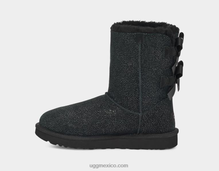 negro 00NF630 UGG mujer brillo del arco de bailey