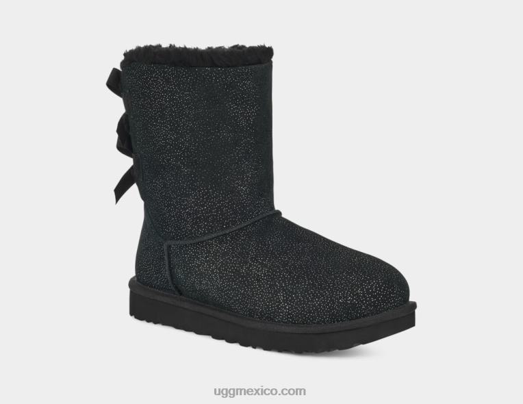 negro 00NF630 UGG mujer brillo del arco de bailey