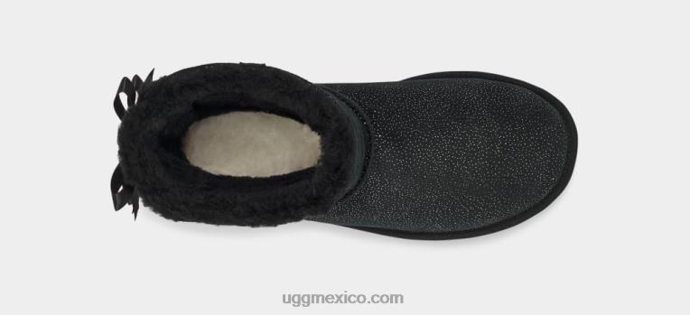 negro 00NF630 UGG mujer brillo del arco de bailey