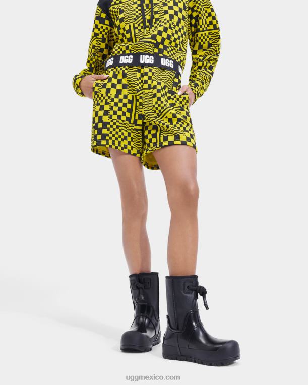 negro 00NF673 UGG mujer encaje de nube de lluvia