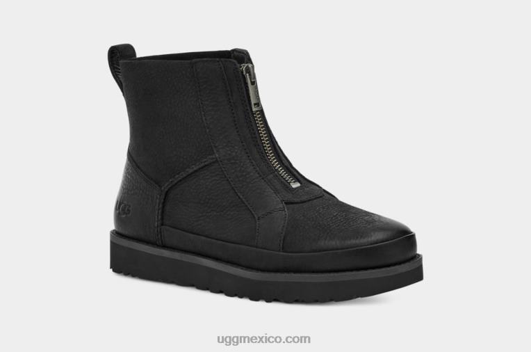 negro 00NF691 UGG mujer cremallera frontal deconstruida