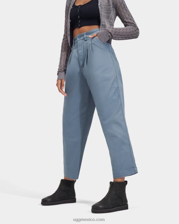 negro 00NF691 UGG mujer cremallera frontal deconstruida