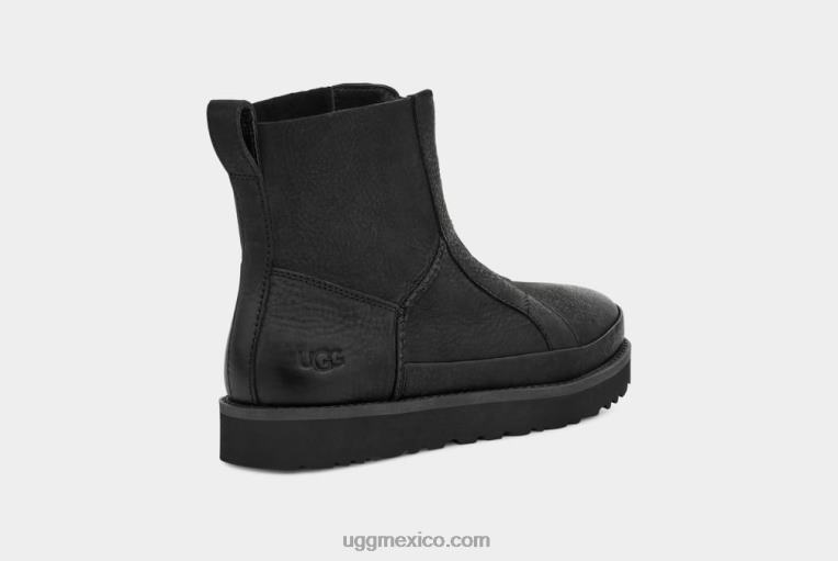 negro 00NF691 UGG mujer cremallera frontal deconstruida