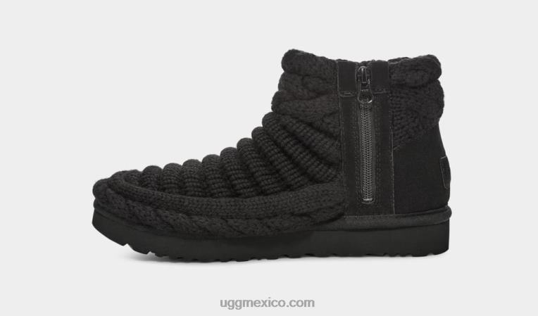 negro 00NF702 UGG mujer punto mini grueso clásico