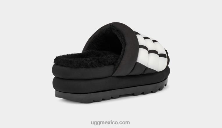 negro 00NF706 UGG mujer logotipo de diapositiva maxi
