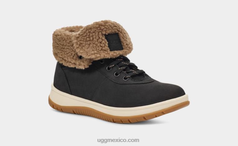 negro 00NF722 UGG mujer Lakesider Mid Lace Up