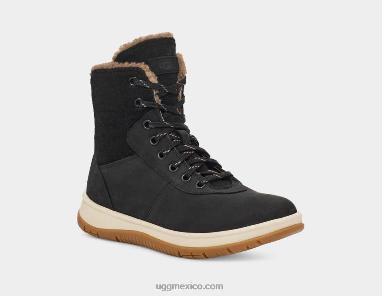 negro 00NF722 UGG mujer Lakesider Mid Lace Up