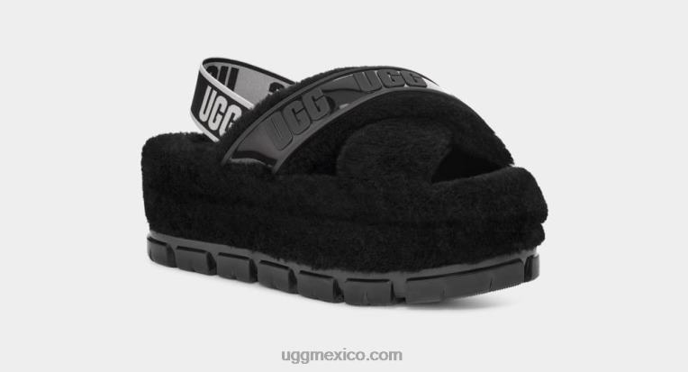 negro 00NF731 UGG mujer fuzzita claro