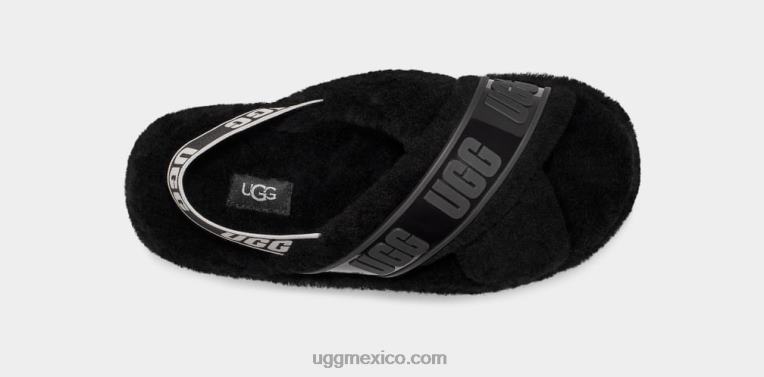 negro 00NF731 UGG mujer fuzzita claro