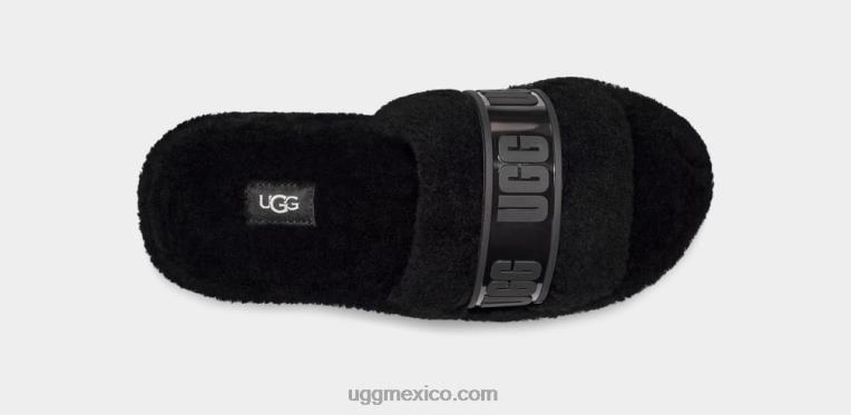 negro 00NF734 UGG mujer fluffita claro