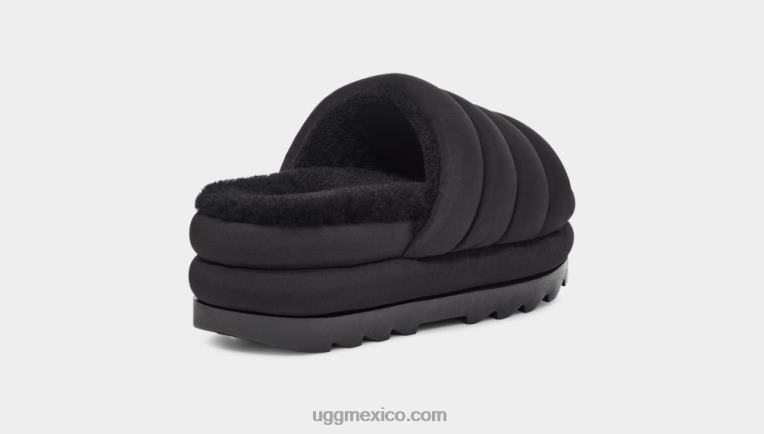 negro 00NF761 UGG mujer tobogán maxi
