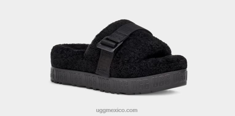 negro 00NF836 UGG mujer fluffita