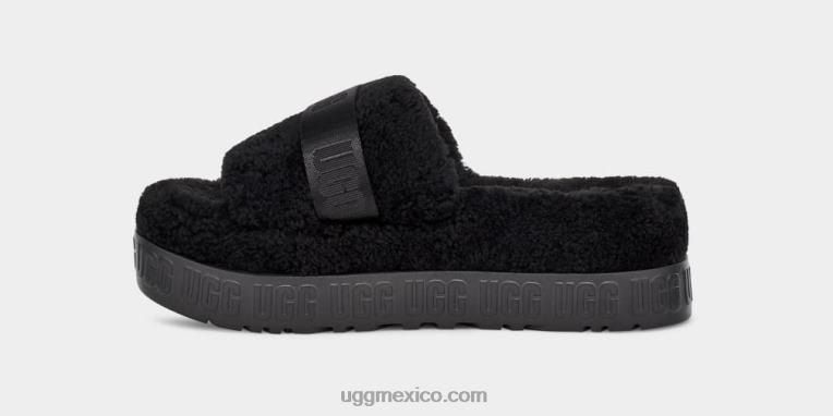negro 00NF836 UGG mujer fluffita