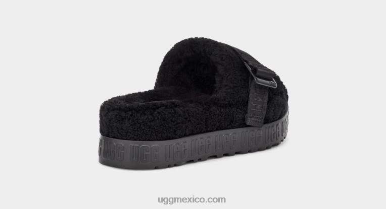 negro 00NF836 UGG mujer fluffita