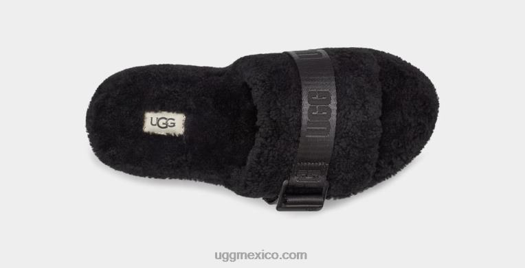 negro 00NF836 UGG mujer fluffita