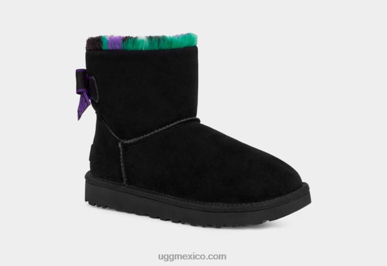 negro 00NF860 UGG mujer mini bailey arco plaid punk