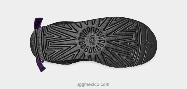 negro 00NF860 UGG mujer mini bailey arco plaid punk