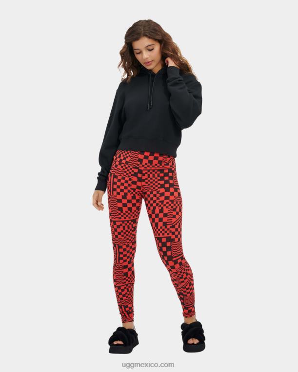 negro 00NF999 UGG mujer sudadera con capucha mallory