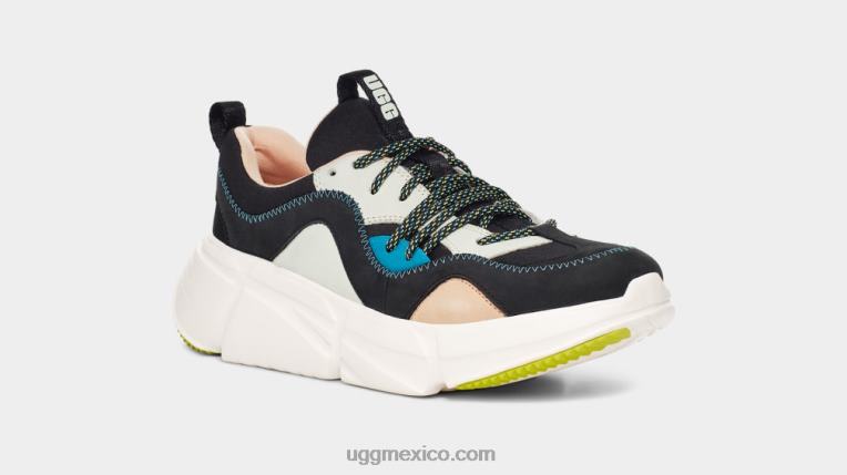 negro multi 00NF2151 UGG mujer cuero encaje calle