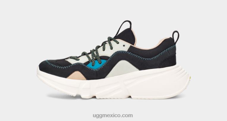 negro multi 00NF2151 UGG mujer cuero encaje calle