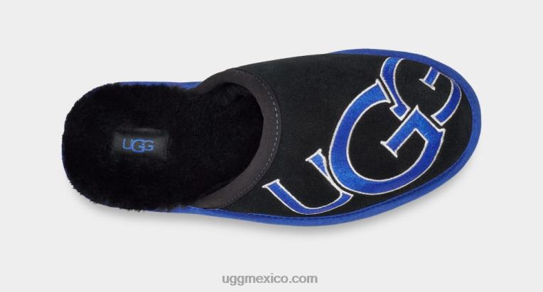 negro/neptuno 00NF227 UGG hombres logotipo de desgaste ii