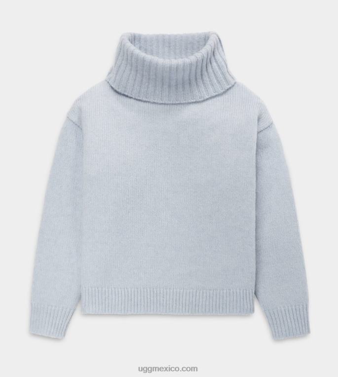 niebla del océano 00NF1126 UGG mujer jersey de cuello vuelto lylah metalizado