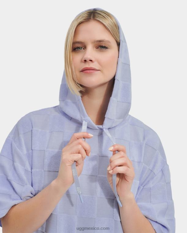 niebla del océano 00NF873 UGG mujer vestido kassey con capucha a cuadros