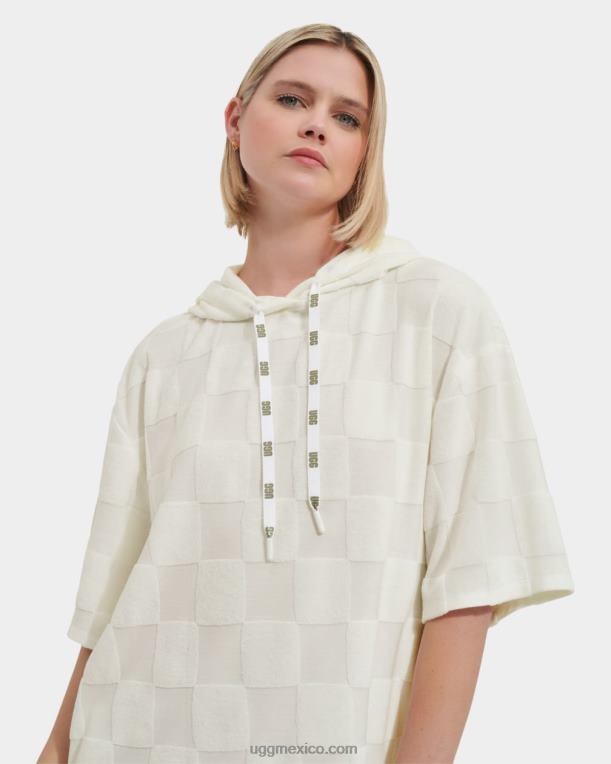 nimbo 00NF872 UGG mujer vestido kassey con capucha a cuadros