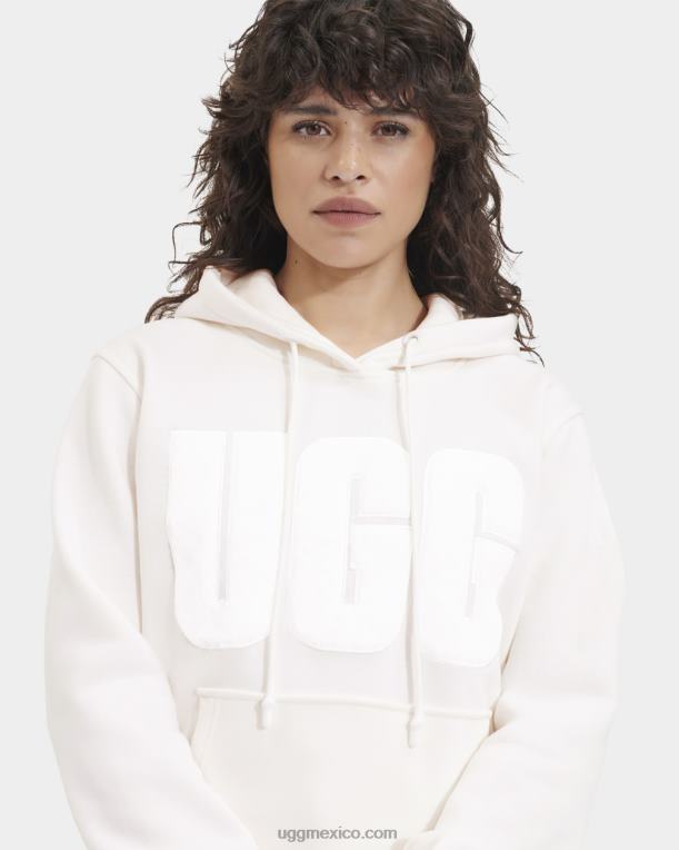 nimbo 00NF901 UGG mujer sudadera con capucha y logo fuzzy