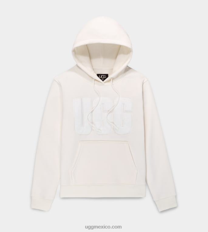 nimbo 00NF901 UGG mujer sudadera con capucha y logo fuzzy