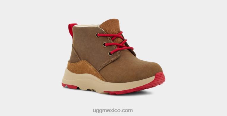 nogal/cuero rojo samba 00NF1986 UGG niños pequeños canoa iii tiempo